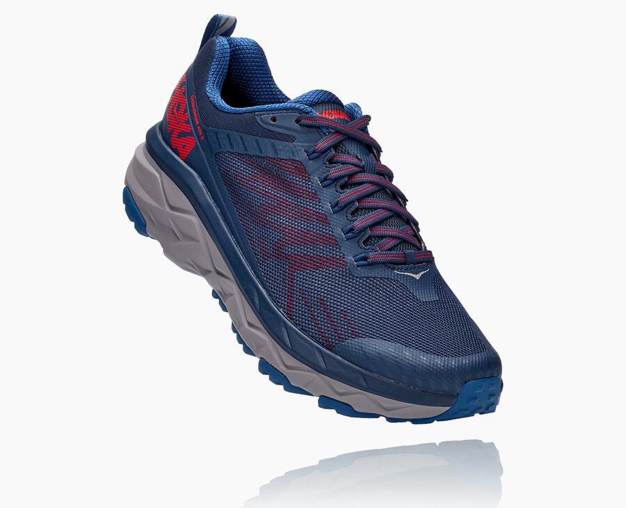 Hoka Mens Trail Shoes NZ - Hoka Challenger Atr 5 Navy (CVX892157)